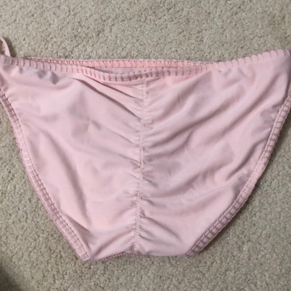 Xhilaration ruched back crochet tie bikini bottom - Picture 4 of 5